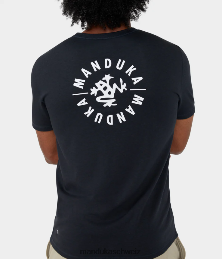 Manduka Haus-T-Shirt RBZZ8L118 Kleidung Kreis schwarz Männer